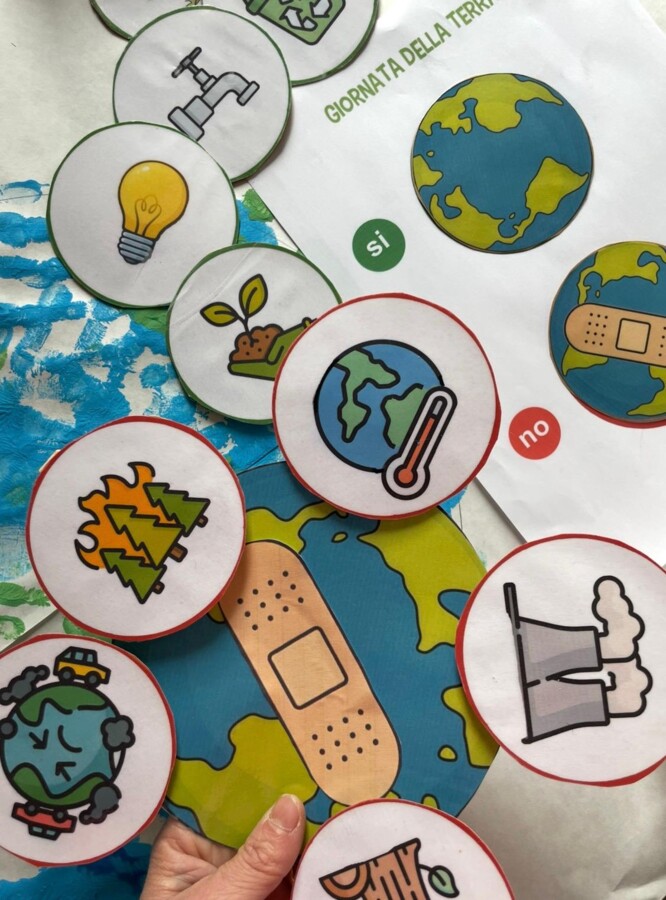 Giornata della Terra ( Cartellone/ gioco)