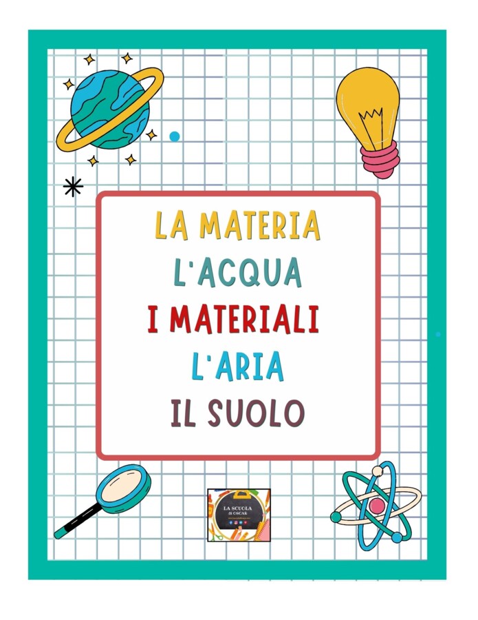 QUADERNO DI SCIENZE classe 3^ - per tutto l'anno scolastico -