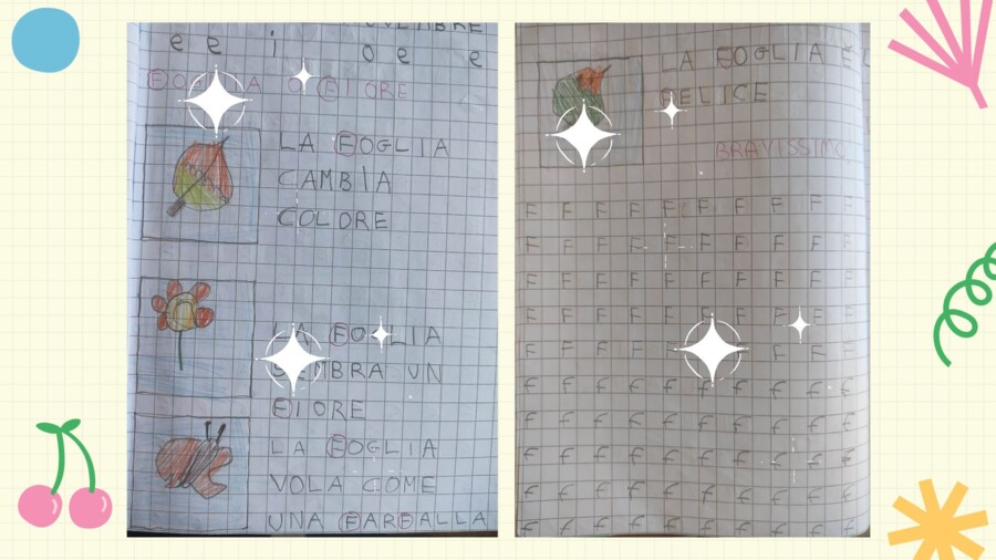 QUADERNO DI ITALIANO classe 1° - 1° PARTE -