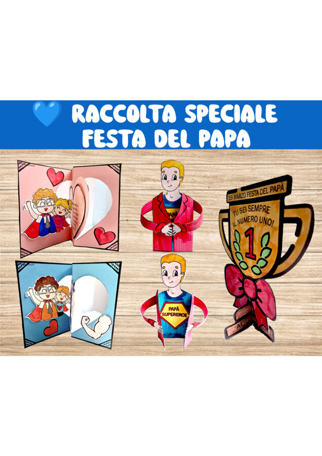 💙Raccolta Speciale – Festa del Papà