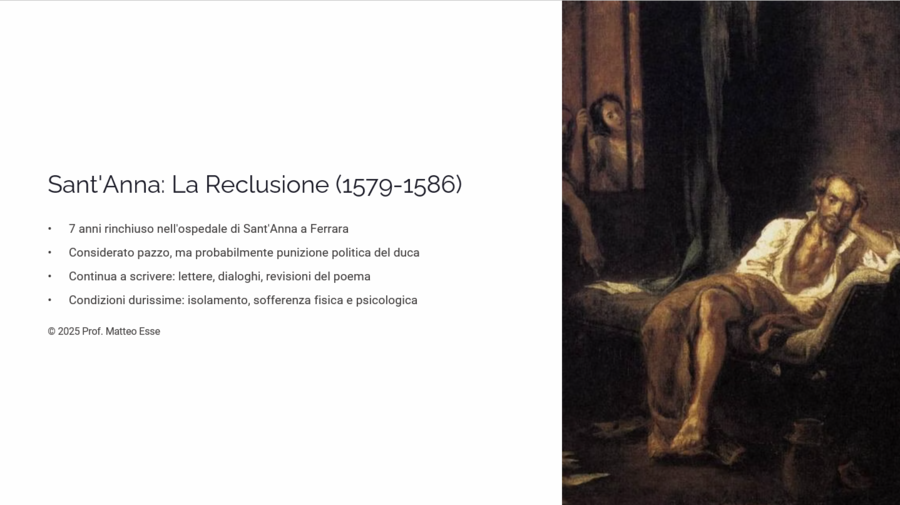 MASTERCLASS TORQUATO TASSO: Vita, Poetica e Gerusalemme Liberata (Kit Completo)