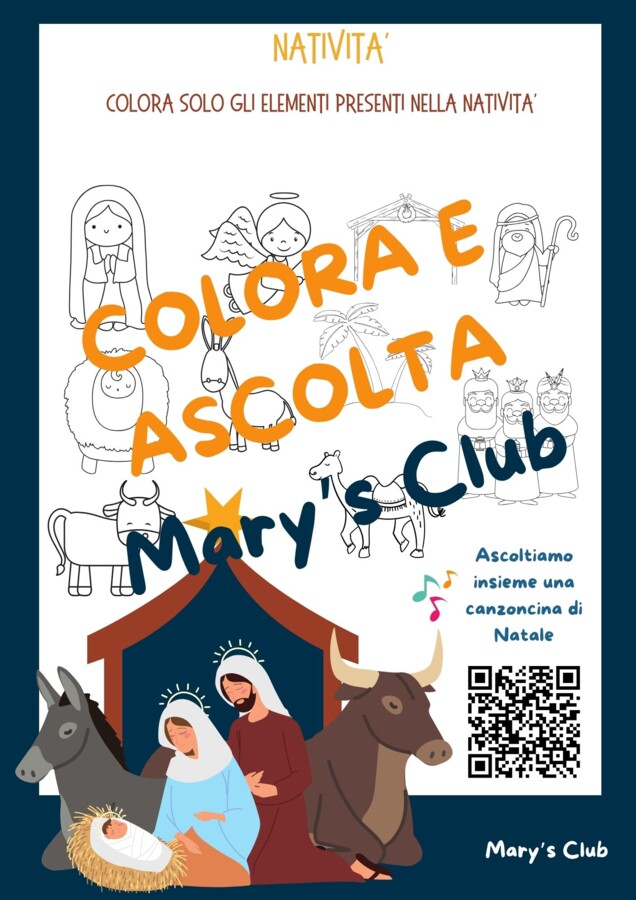 Natale.Colora e ascolta una canzone