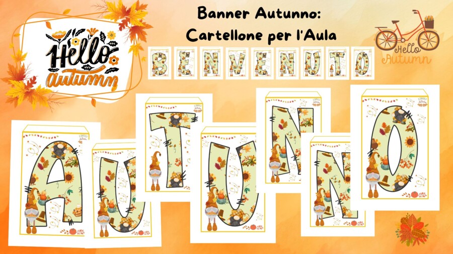 Banner Autunno: Cartellone per l'Aula