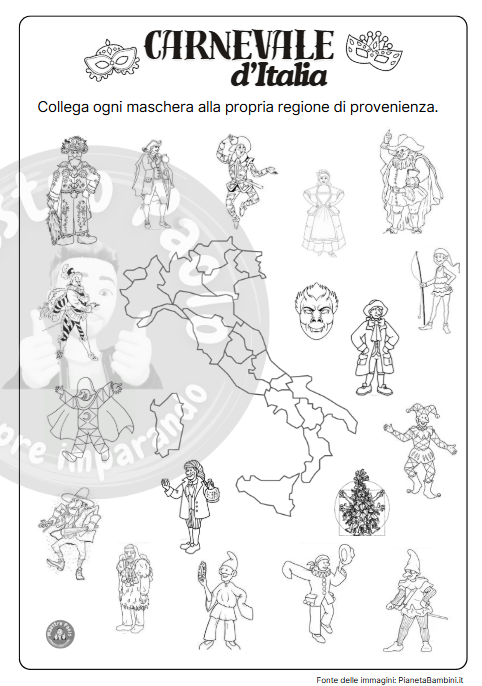 Guida completa Carnevale d'Italia + esercizi