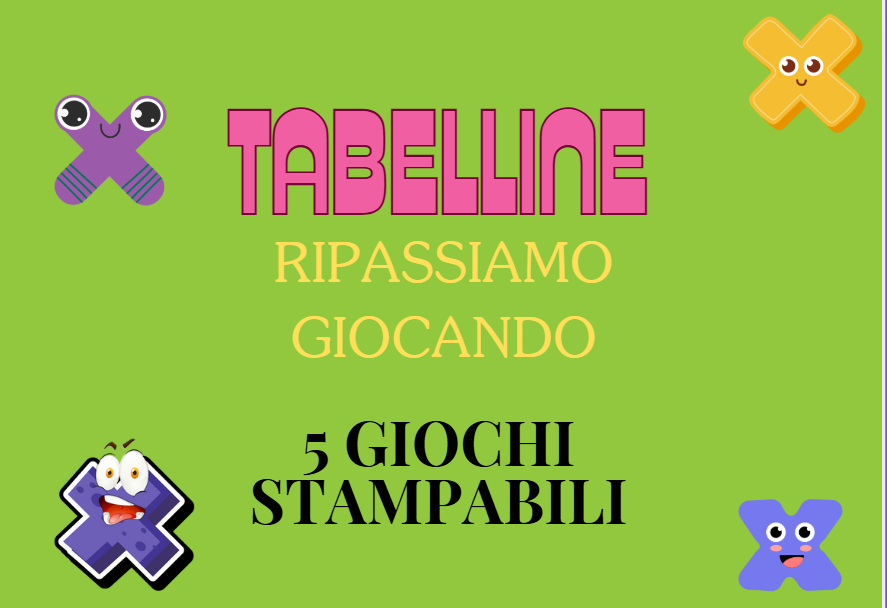 TABELLINE IN GIOCO