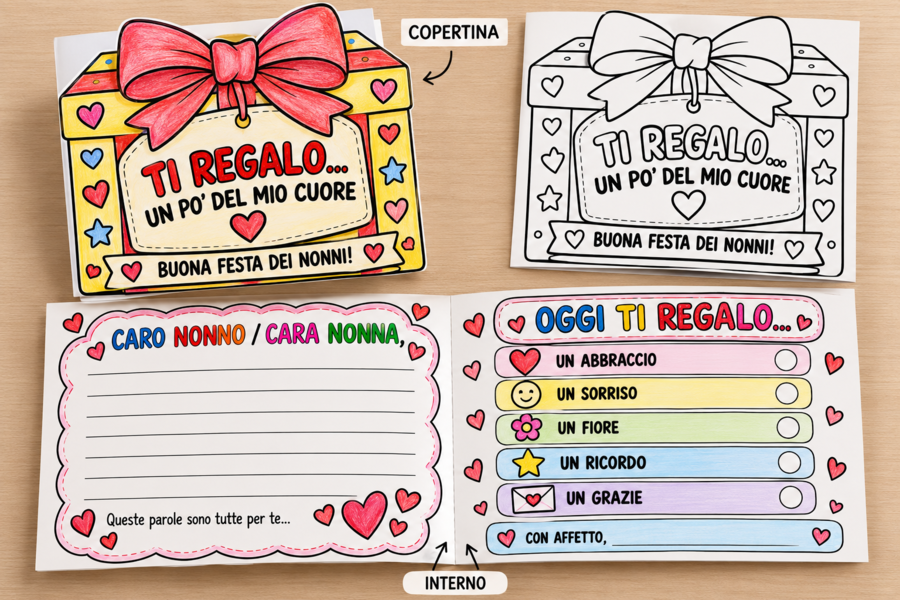 ❤️ KIT FESTA DEI NONNI – TANTE ATTIVITÀ E REGALI DA COSTRUIRE