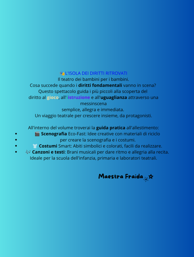 L'isola dei DIRITTI ritrovati