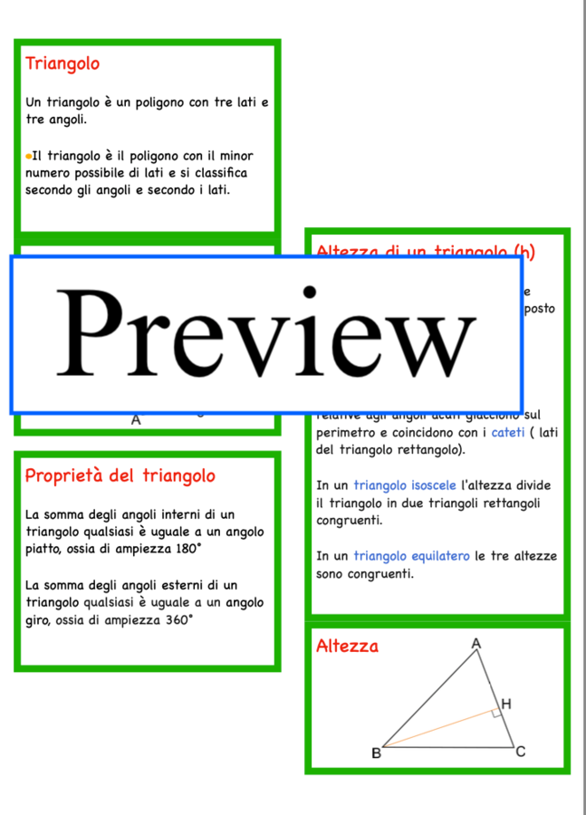 Classificazione dei triangoli secondo i lati e secondo gli angoli