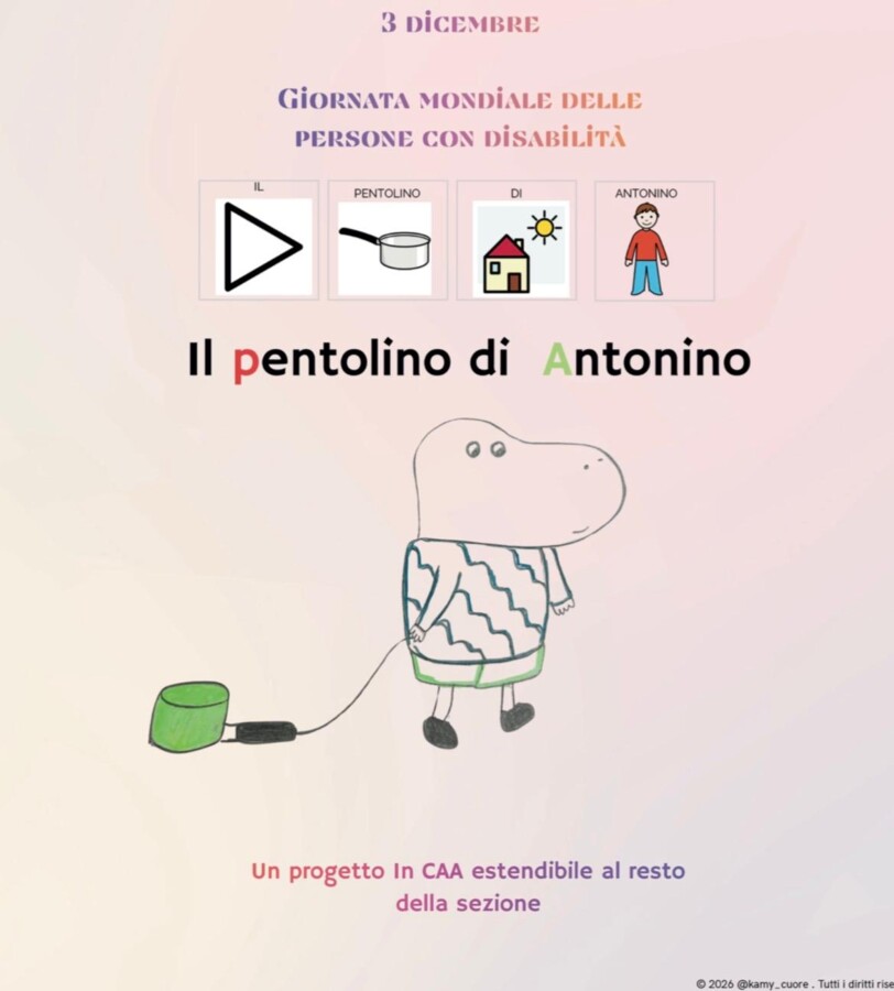 Il pentolino di Antonino in CAA ( 3 Dicembre Giornata internazionale della disabilità)