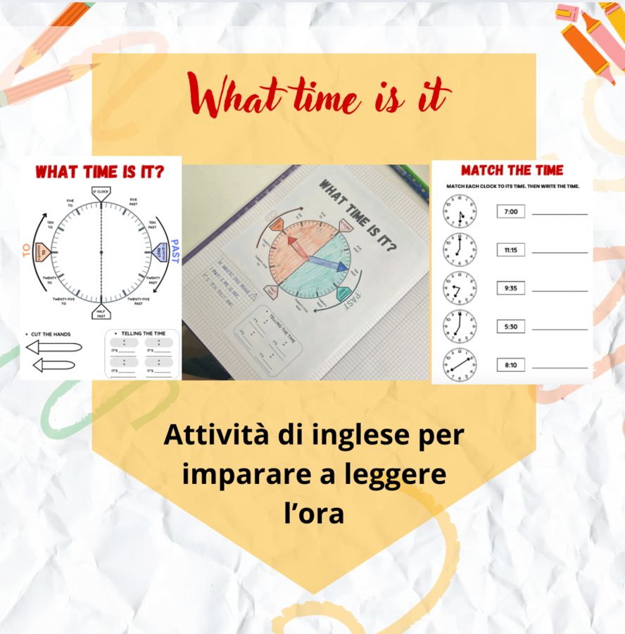 What time is it? – Attività sull’orologio in inglese (classe quarta e quinta primaria)