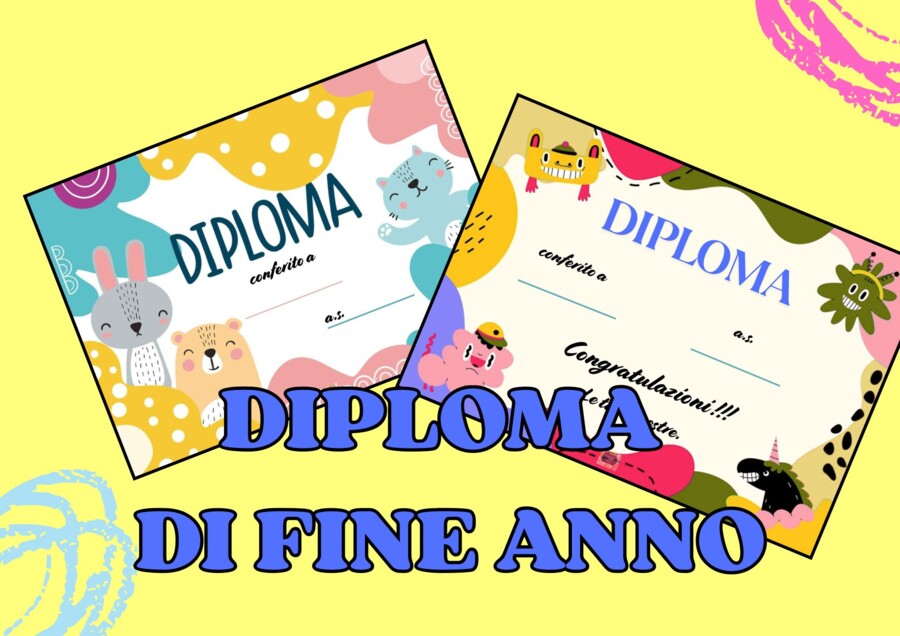 DIPLOMA DI FINE ANNO SCOLASTICO