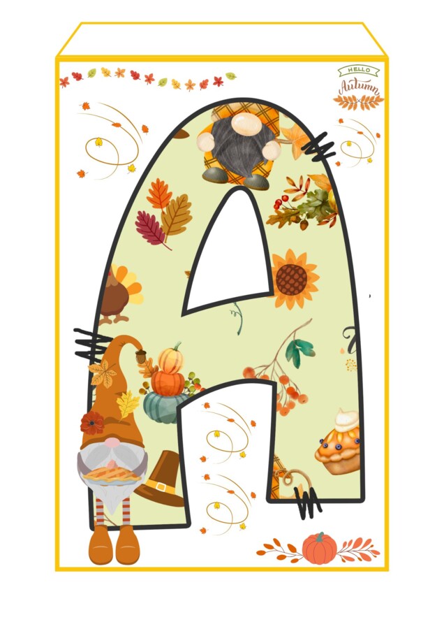 Banner Autunno: Cartellone per l'Aula