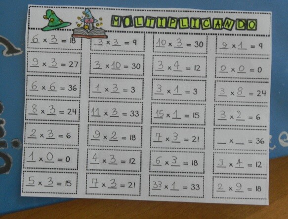 Magiche tabelline tascabili di 8,9,10