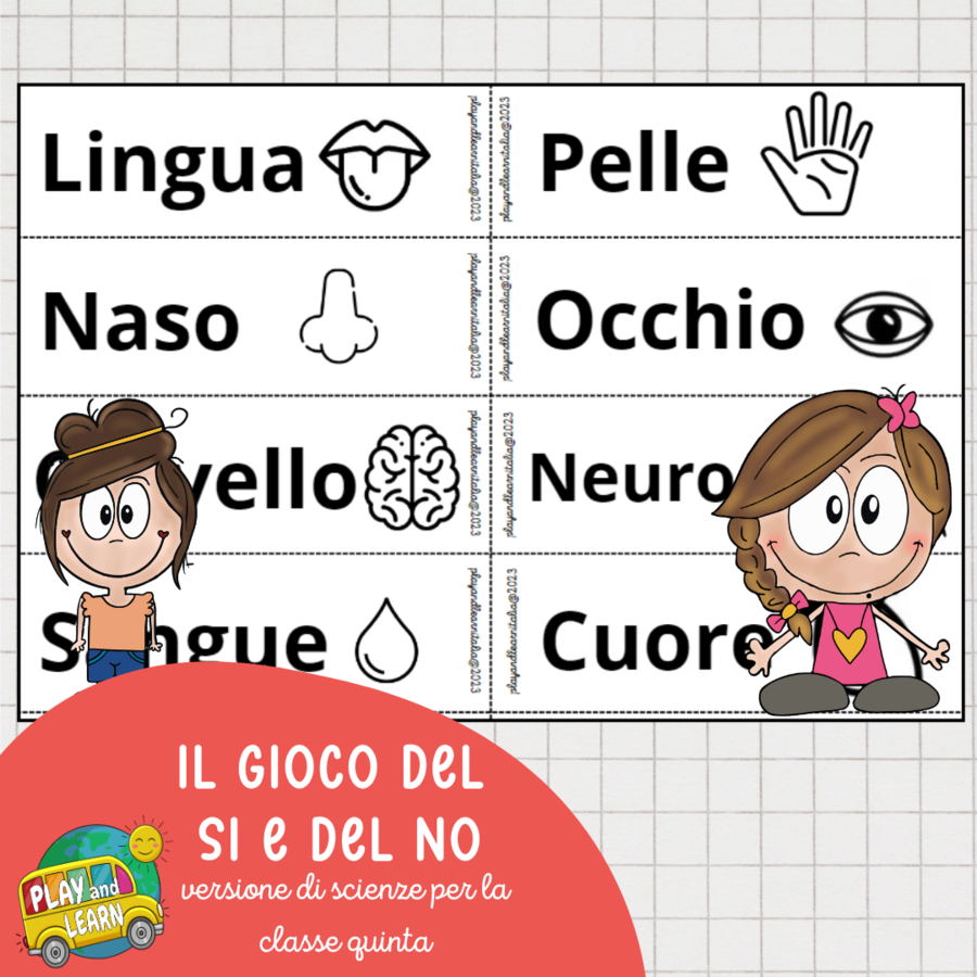 IL GIOCO DEL Sì E DEL NO - VERSIONE SCIENZE CLASSE QUINTA