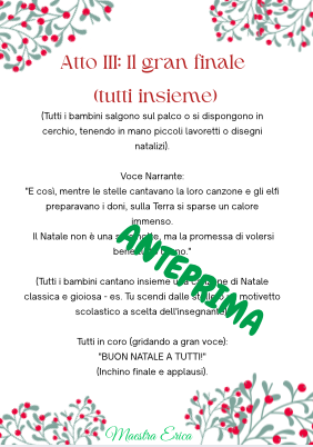 Copione Recita di Natale "Il Grande Concerto delle Stelle" - Inclusivo e facile per la Scuola Primaria (Classi 1ª, 2ª, 3ª)