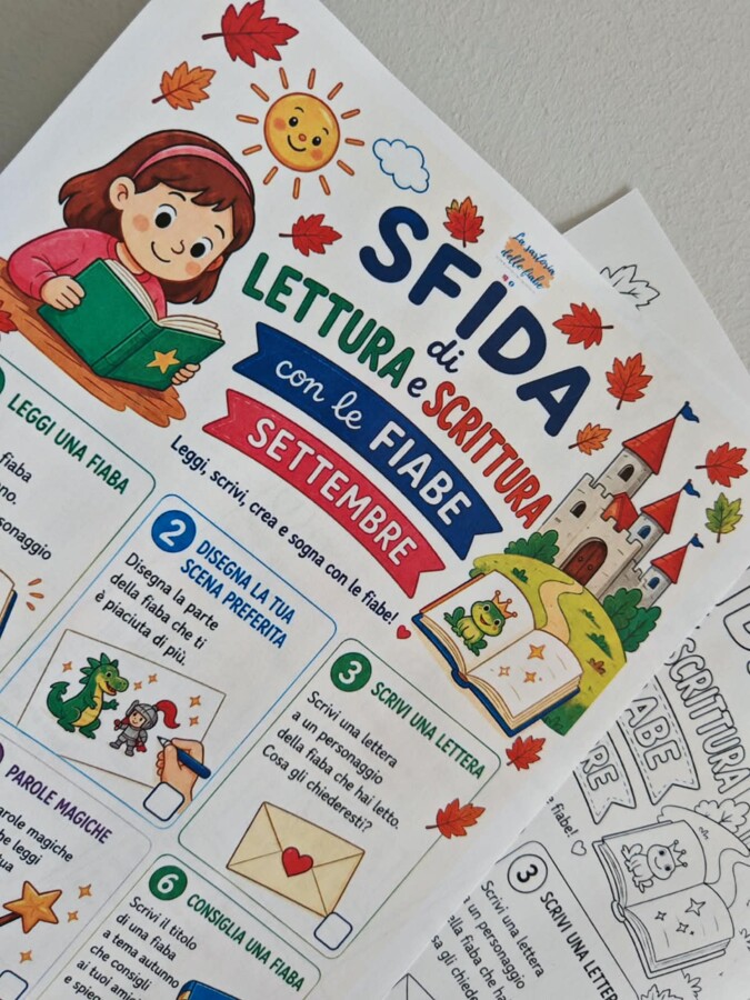 SFIDA DI LETTURA E SCRITTURA - settembre
