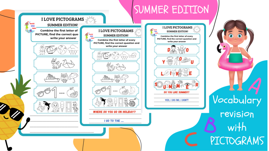 I LOVE PICTOGRAMS - SUMMER EDITION