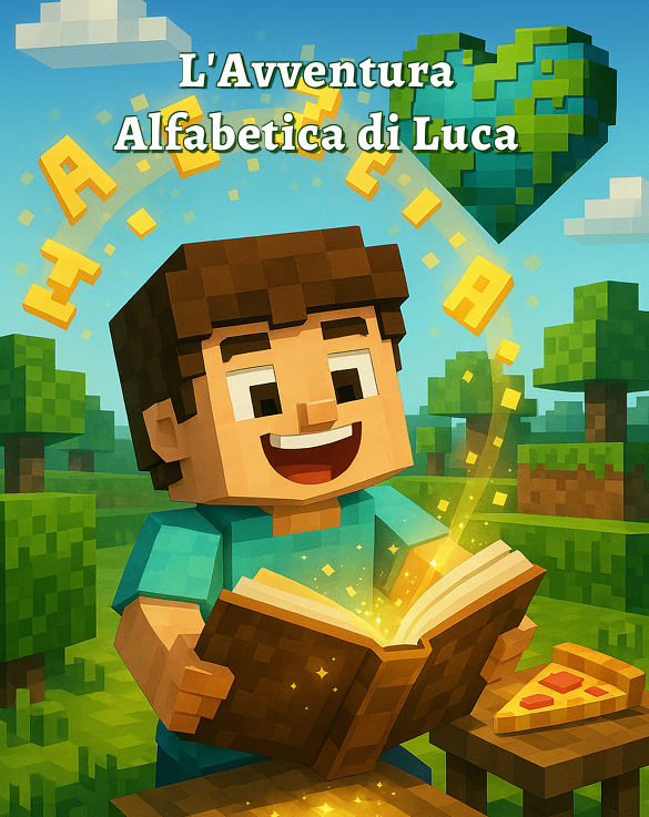 Imparare l' ALFABETO con il Libro digitale "L'avventura alfabetica di Luca": potenziare la Lettura e la Scrittura con un libro da proiettare con immagini stimolanti + attività da svolgere in classe