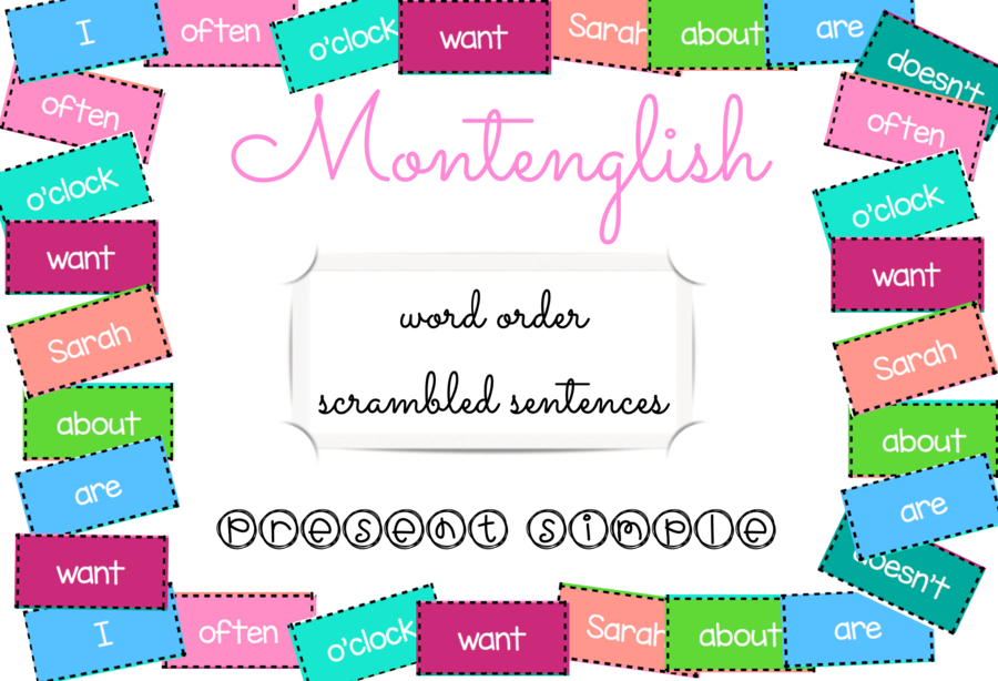 Scrambled Sentences: Present Simple