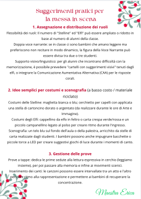 Copione Recita di Natale "Il Grande Concerto delle Stelle" - Inclusivo e facile per la Scuola Primaria (Classi 1ª, 2ª, 3ª)
