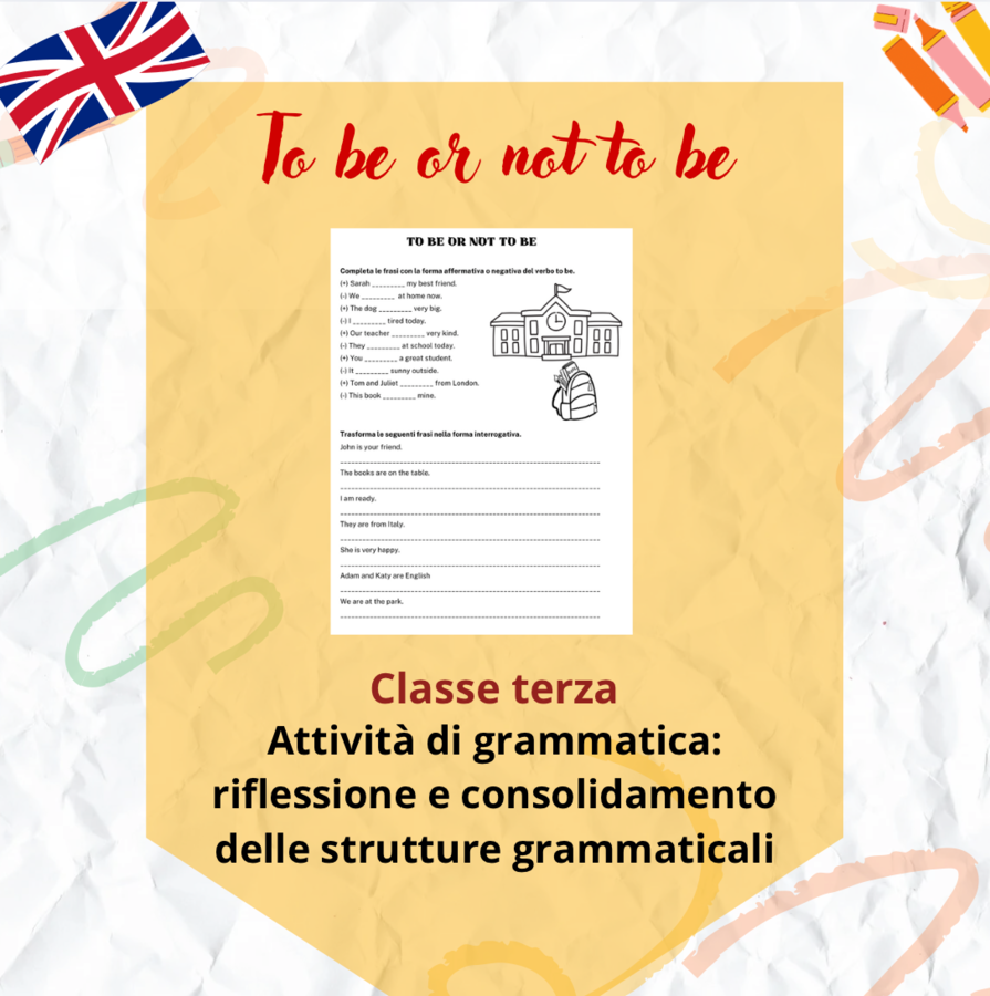 To be or not to be - classe terza