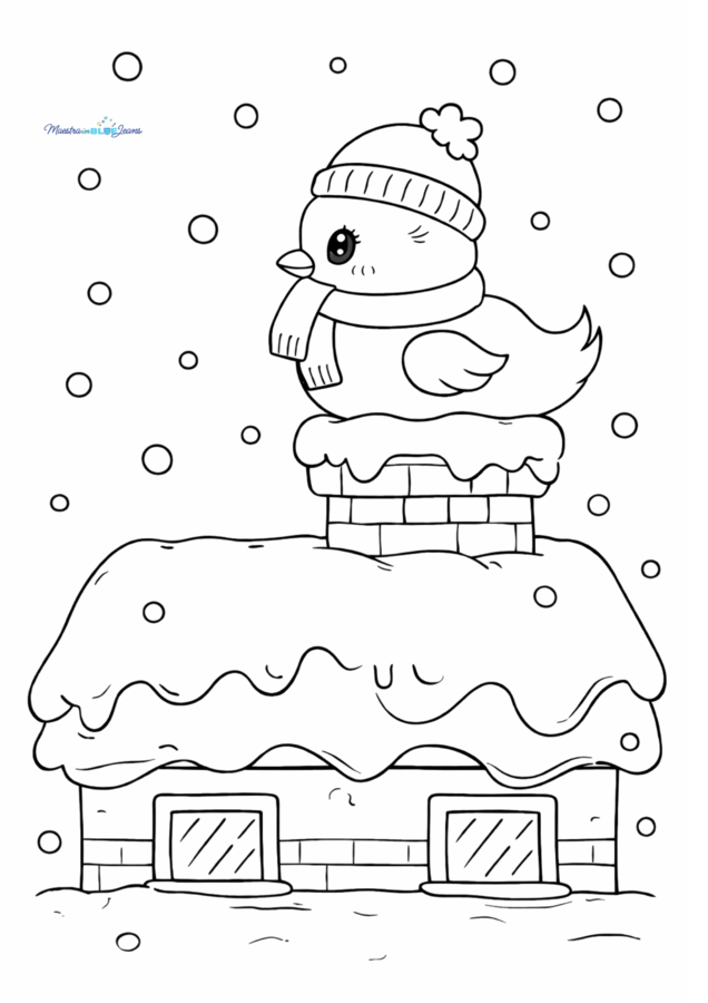 Disegno Merla