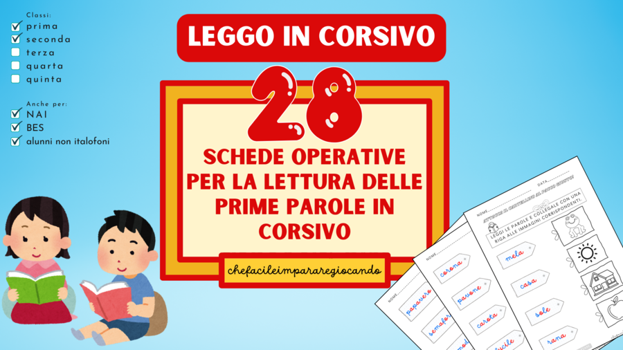 LETTURA DELLE PRIME PAROLE IN CORSIVO