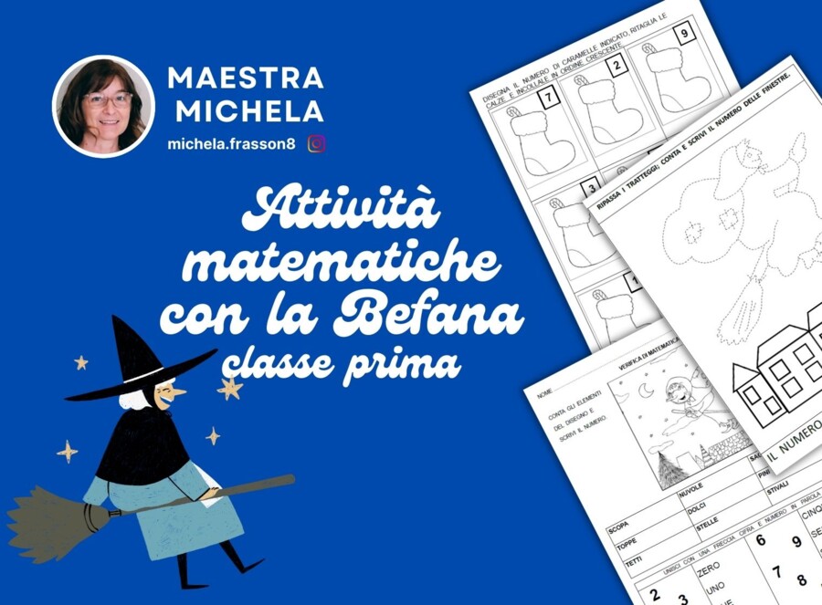 Attività matematiche con la Befana - classe prima