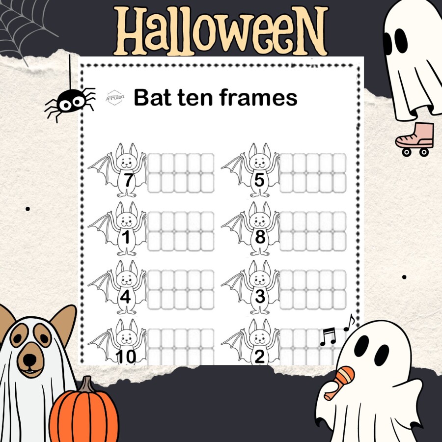 Halloween Ten Frames