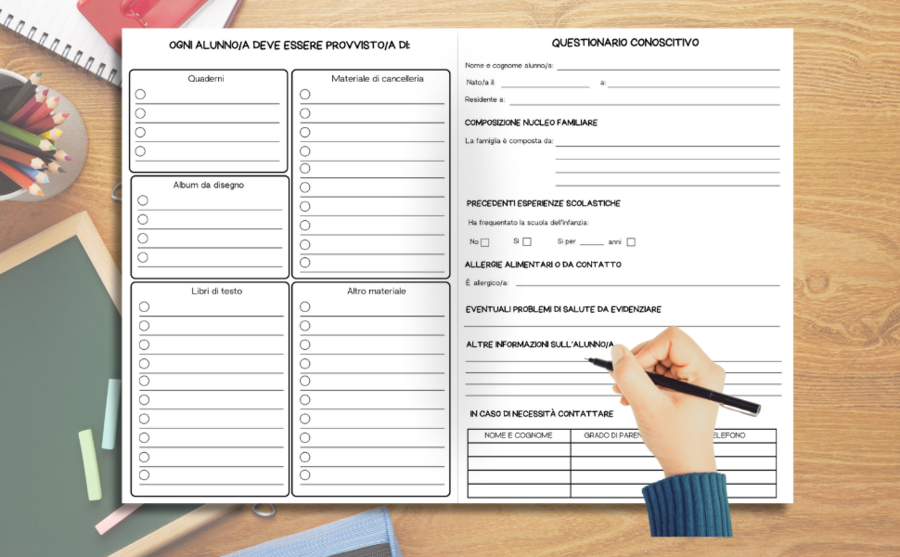 Il mio planner dell'accoglienza 2025/2026