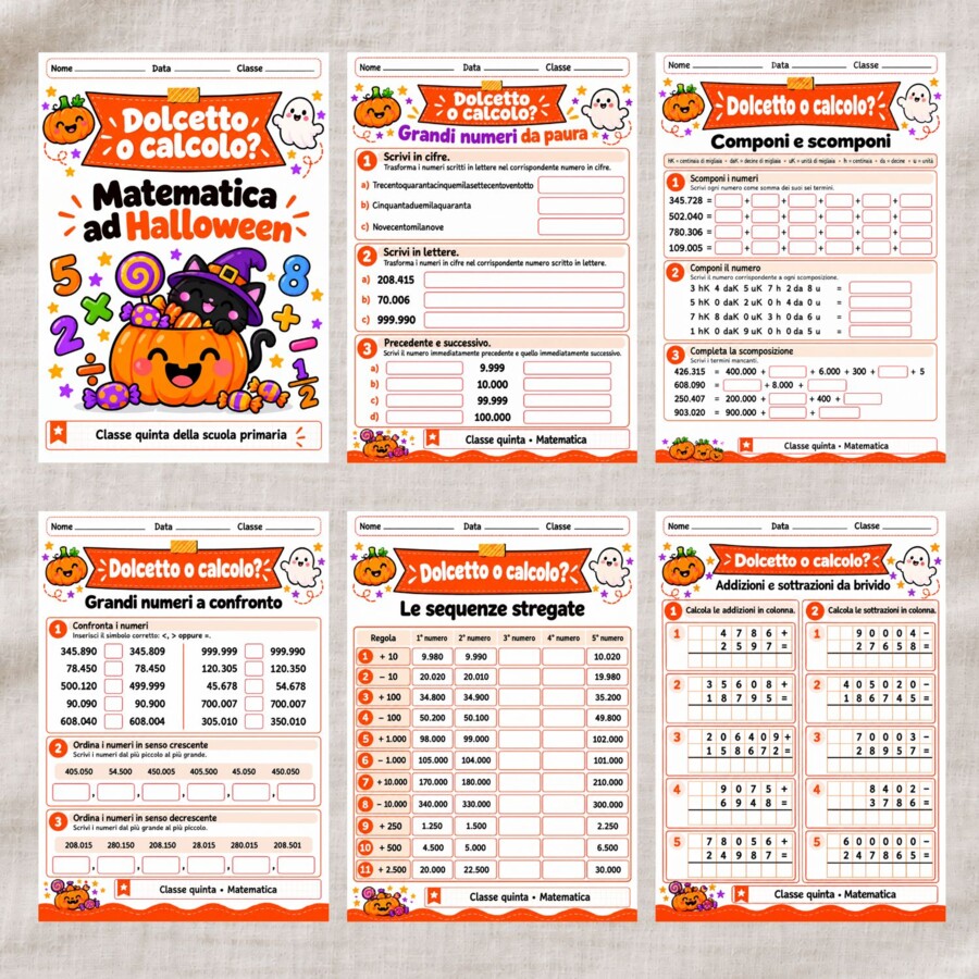 Dolcetto o calcolo? - Matematica ad halloween