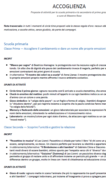 Kit Accoglienza Inclusivo: "La Valigia dei Buoni Propositi" + Guida con tante Attività SEL (Scuola Primaria e Secondaria I° Grado)