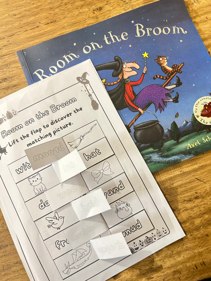 Halloween - "Room on the Broom" activity