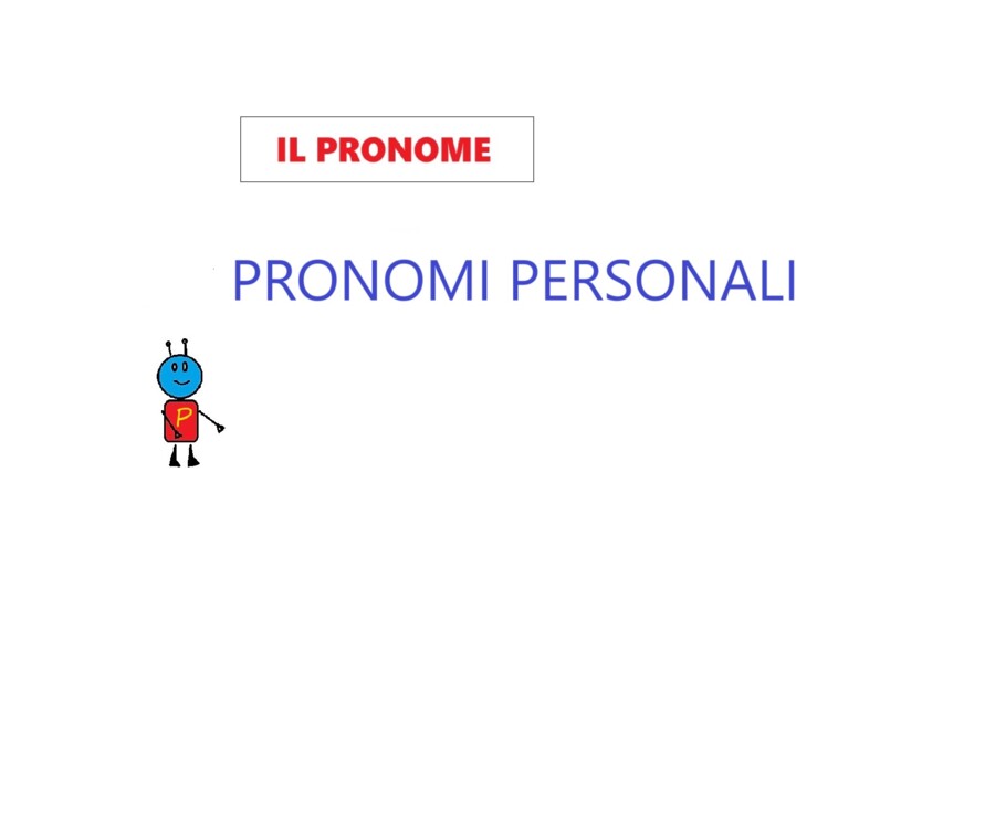 IL PRONOME - Parte 2 - I PRONOMI PERSONALI