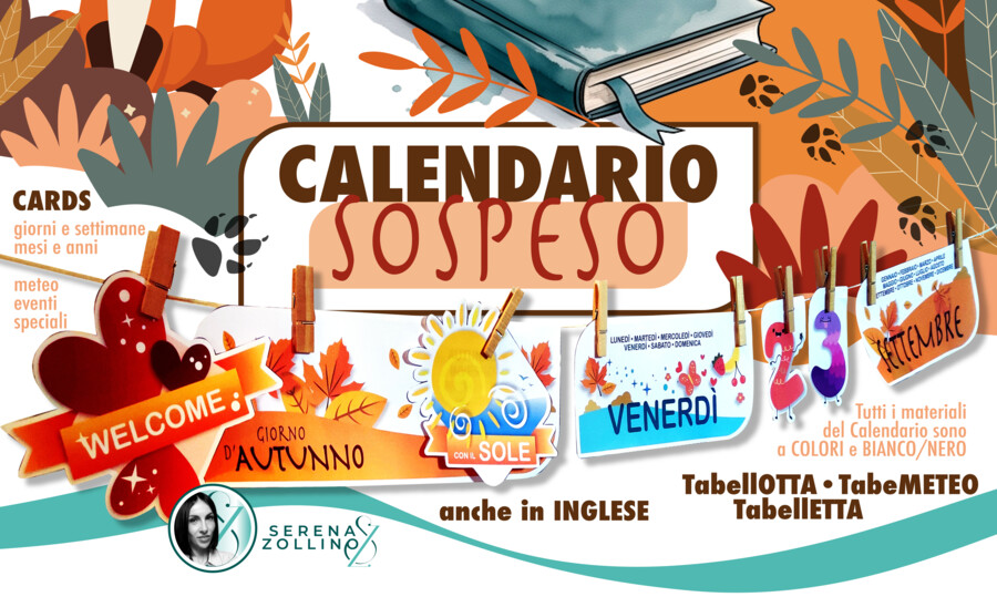 "CALENDARIO SOSPESO. Kit TABELLE" TabeMETEO - TabeLLETTA - TabeLLOTTA