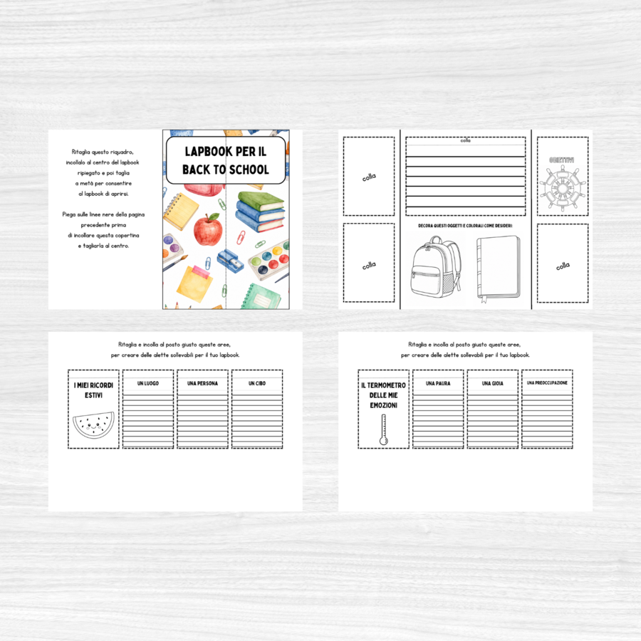 Lapbook Back To School