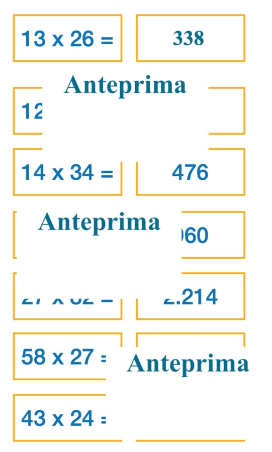 MOLTIPLICARE CON LE MANI – La Scacchiera Montessori della Moltiplicazione (Kit Completo + Fai-da-Te + Video Tutorial)