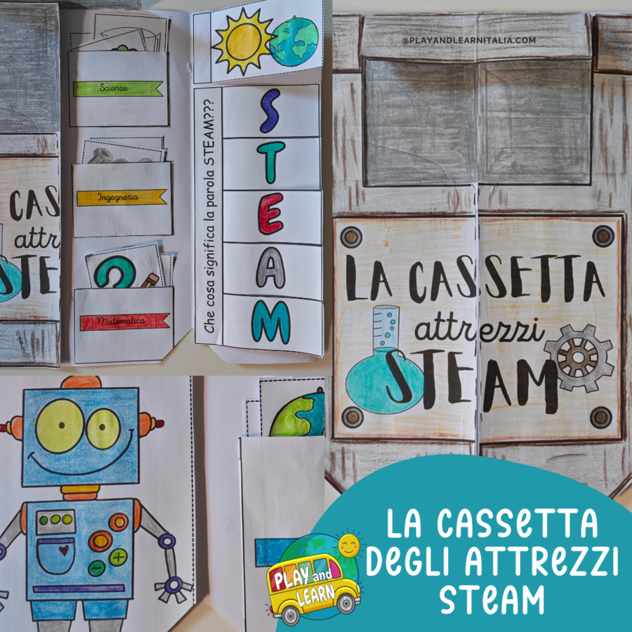 LAPBOOK "LA CASSETTA DEGLI ATTREZZI STEAM"