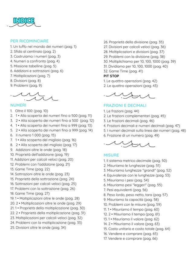Pronti, partenza...MATEMATICA! - quaderno di matematica