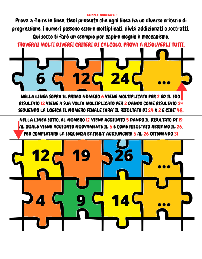 PUZZLE NUMERICO