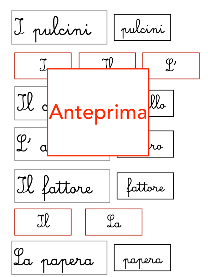 Grammatica divertente ( articoli + nomi); animali in fattoria-classe 1-2