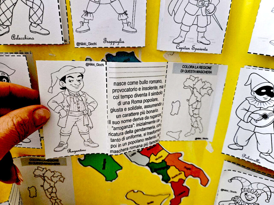 🎭Scopriamo le maschere tradizionali del Carnevale
