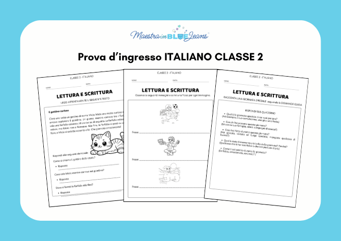 Prova d'ingresso ITALIANO Classe 2
