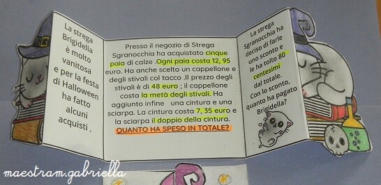 Halloween : problemino di strega Brigidella pop up