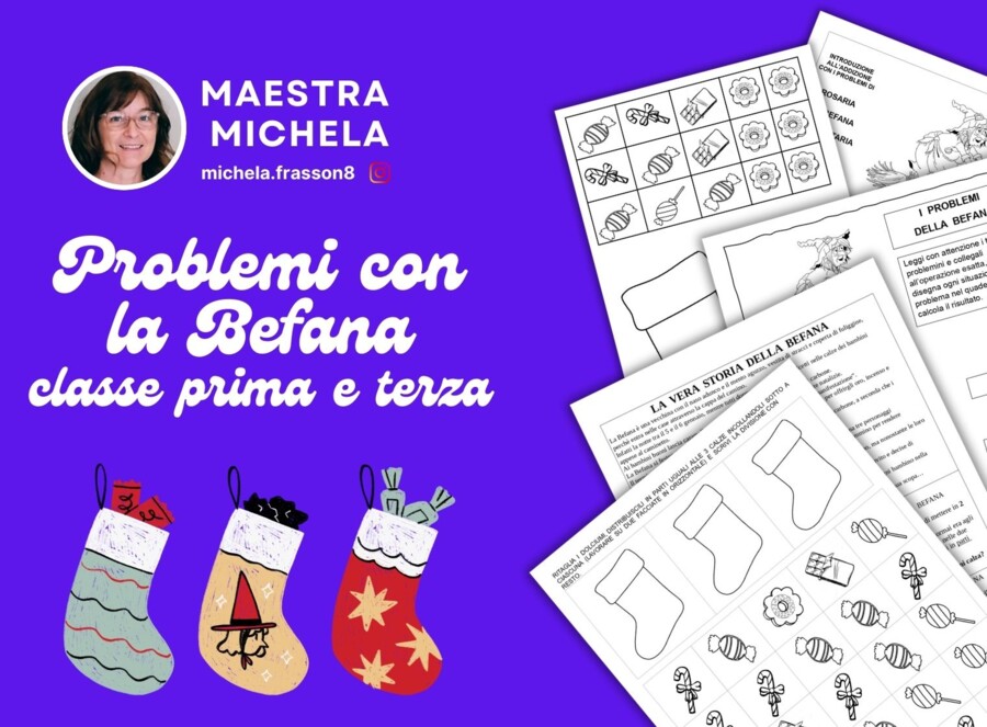PROBLEMI CON LA BEFANA classi prima e terza