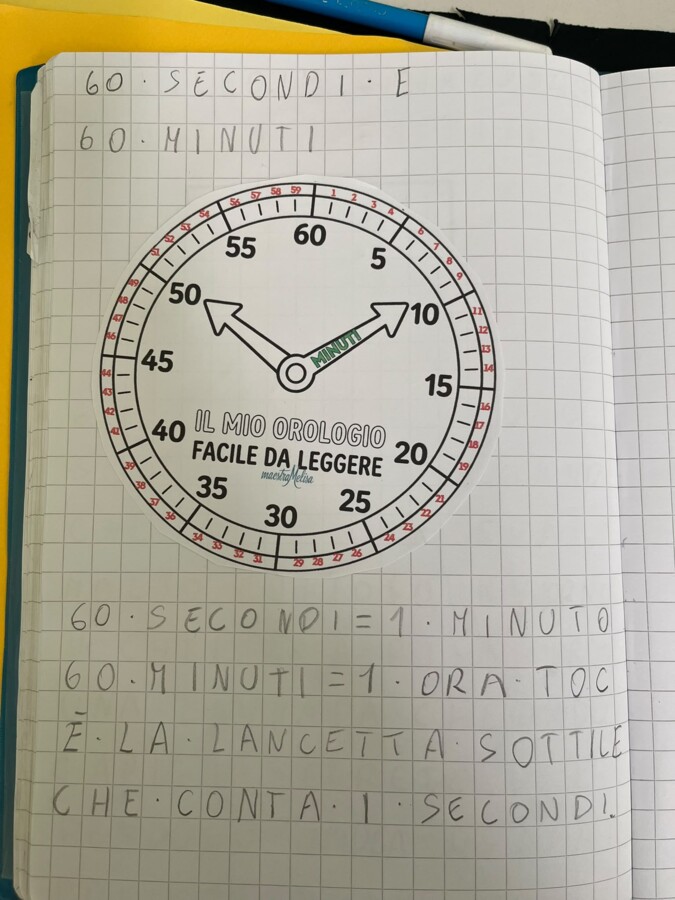 Orologio facile con storia e fumetto