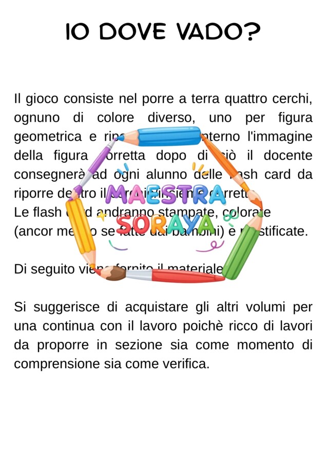 Giochi a tema figure geometriche