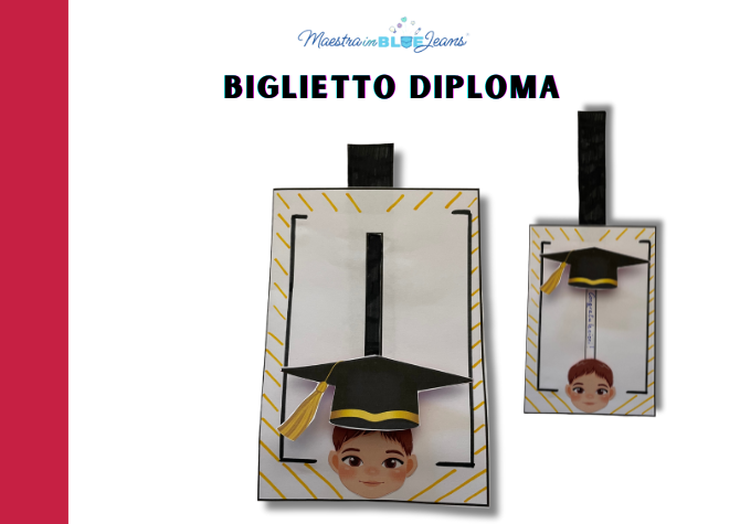 Biglietto Diploma di fine anno