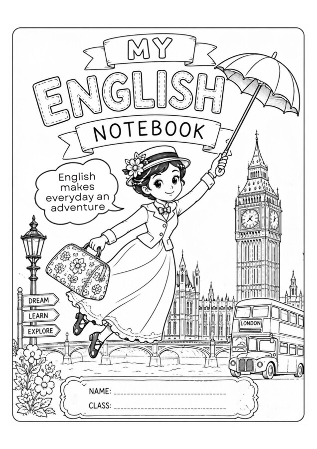 🇬🇧 GIVE YOUR ENGLISH NOTEBOOK A NEW LOOK!