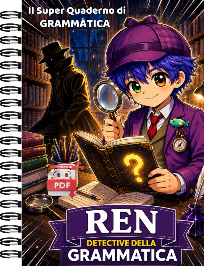 IL SUPER QUADERNO DI GRAMMATICA: Ren detective della grammatica